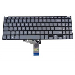 Tastatura Laptop, Asus, VivoBook X515DA, X515EA, X515EP, X515FA, X515JA, X515JF, X515JP, X515KA, X515MA, X515UA, gri, layout US