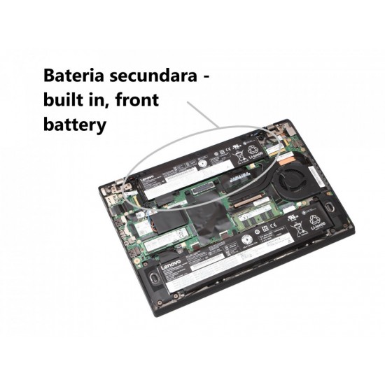 Baterie Laptop, Lenovo, Thinkpad T470S Type 20JS, 20JT, 20HF, 20HG, baterie secundara, 00HW024, 11.1V, 1.930mAh, 24Wh