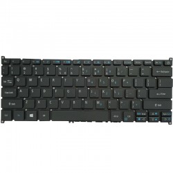 Tastatura Laptop, Acer, Aspire S13 S5-371, SF-371T, iluminata, layout US