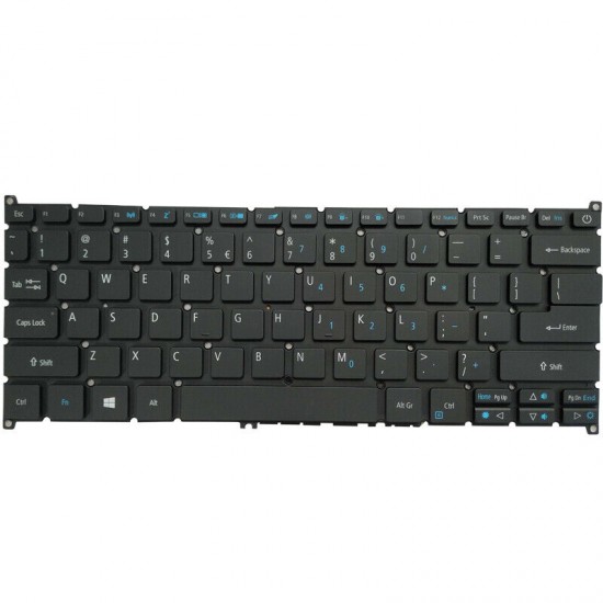Tastatura Laptop, Acer, Aspire S13 S5-371, SF-371T, iluminata, layout US Tastaturi noi