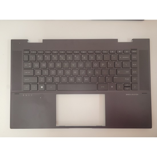 Carcasa superioara cu tastatura palmrest Laptop, HP, Envy 15-ES, 15M-ES, 15-EU, 15M-EU, M50067-A31, M45489-B31, M45489-001, iluminata, layout US, refurbished Carcasa Laptop