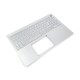 Carcasa superioara cu tastatura palmrest Laptop, Dell, Inspiron 5501, 5502, 5502, iluminata, argintie Carcasa Laptop