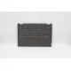 Carcasa superioara cu tastatura palmrest Laptop, Lenovo, IdeaPad C340-14API Type 81N6, 5CB0S17380, AP2GA000A, iluminata, gri, layout UA (ukrainian) Carcasa Laptop