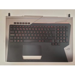 Carcasa superioara cu tastatura palmrest Laptop, Asus, G752, G752V, G752VT, G752VS, iluminata, SH