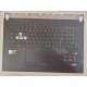 Carcasa superioara cu tastatura palmrest Laptop, Asus, ROG Strix G G731G, 90NR01T2-R32UI0, iluminare RGB, layout US, refurbished Carcasa Laptop