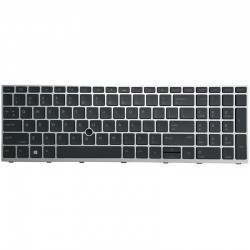 Tastatura Laptop, HP, ProBook 650 G4, 650 G5, L00741-001, L09595-001, iluminata, cu mouse pointer, us