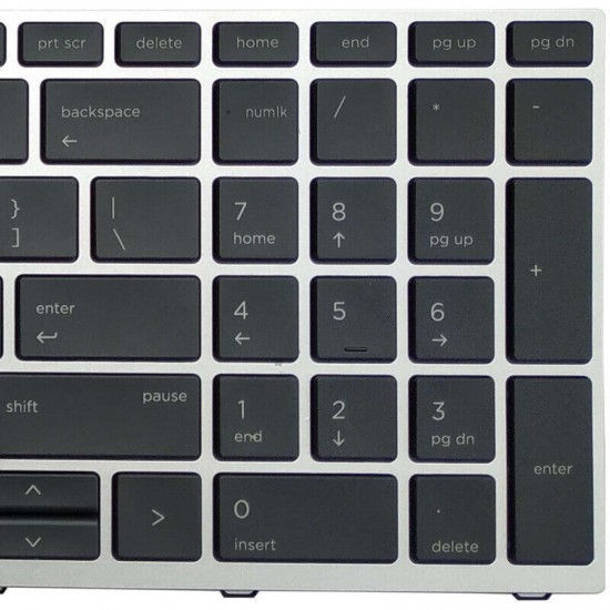 Tastatura Laptop, HP, ProBook 650 G4, 650 G5, L00741-001, L09595-001, iluminata, cu mouse pointer, us Tastaturi noi