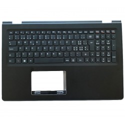Carcasa superioara cu tastatura palmrest Laptop, Lenovo, Yoga 500-15IBD Type 80N6, 5CB0J34082, fara iluminare, layout SW (Elvetia)