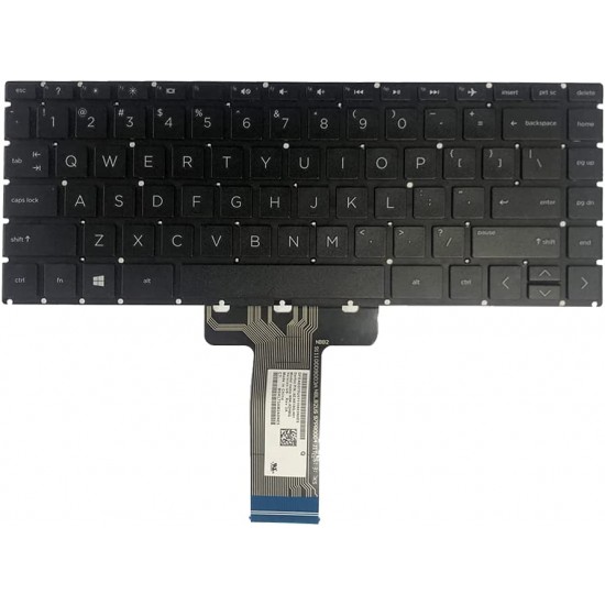 Tastatura Laptop, HP, 240 G6, 245 G6, 246 G6, 925307-001, 925307-031, TPN-W125, TPN-Q186, TPN-Q189, TPN-C131, neagra, layout US Tastaturi noi