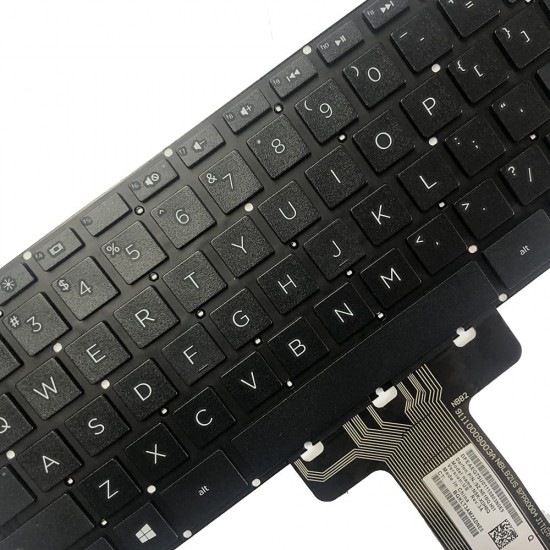 Tastatura Laptop, HP, Pavilion X360 14-BA, 14T-BA, 14M-BA, 14-CD, 14M-CD, neagra, layout US Tastaturi noi