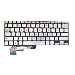 Tastatura Laptop, Asus, VivoBook S14 A403, A403F, X403, X403F, X403FA, X403FAC, S403, S403F, S403FA, S403J, S403JA, ADOL14FA, argintie, us