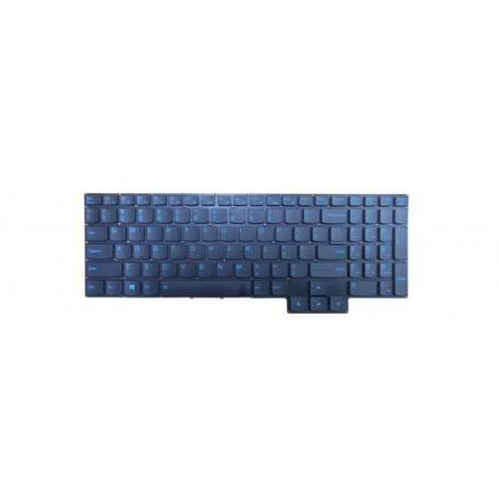 Tastatura Laptop, Lenovo, Legion 5-17ITH6 Type 82JN, iluminata, taste albastre, layout US