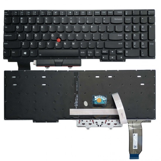 Tastatura Laptop, Lenovo, SN20W68890, SN20U64093, E9279, SN20W68757-A1, PK131D72B00, iluminata, layout US Tastaturi noi