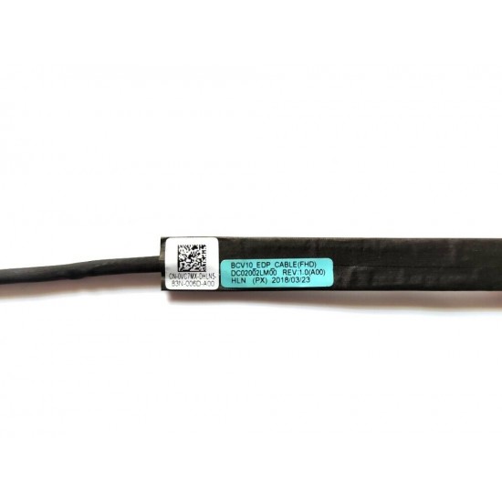 Cablu video LVDS Laptop, Dell, Inspiron 15 7000, 7566, 7567, P65F, 0VC7MX, VC7MX, DC02002LM00, BCV10, EDP CABLE FHD Cablu video LVDS laptop