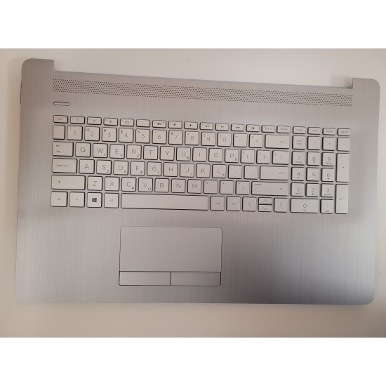 Carcasa superioara cu tastatura palmrest Laptop, HP, 17-BY, 17T-BY, L92790-151, layout GR (greaca)