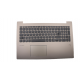 Carcasa superioara cu tastatura palmrest Laptop, Lenovo, IdeaPad 520-15IKB Type 80YL, 81BF, 5CB0N98865, iluminata, layout UK, auriu Carcasa Laptop