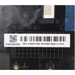 Carcasa superioara cu tastatura palmrest Laptop, Lenovo, IdeaPad S540-14API Type 81NH, 5CB0S17248, iluminata, layout US