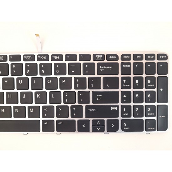Tastatura compatibila Laptop, HP, Zbook 15U G4, iluminata, layout US Tastaturi noi