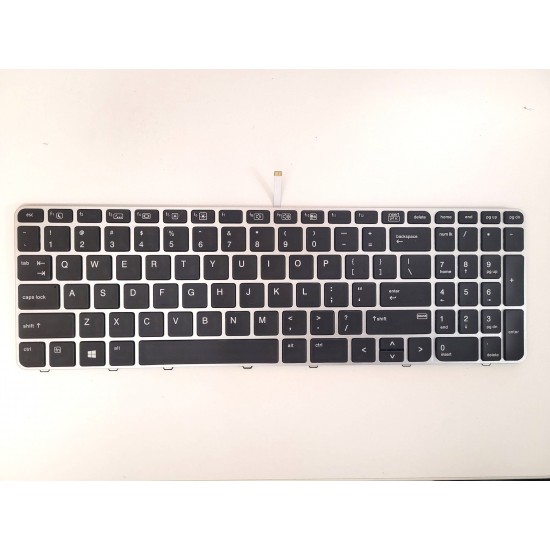 Tastatura compatibila Laptop, HP, EliteBook 755 G3, 850 G3, iluminata, layout US Tastaturi noi