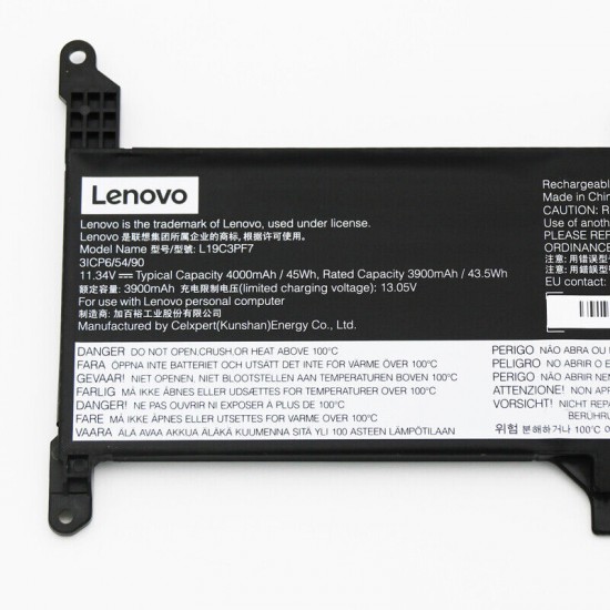 Baterie Laptop, Lenovo, IdeaPad 3-15ARE05, 11.34V, 3900mAh, 43.5Wh