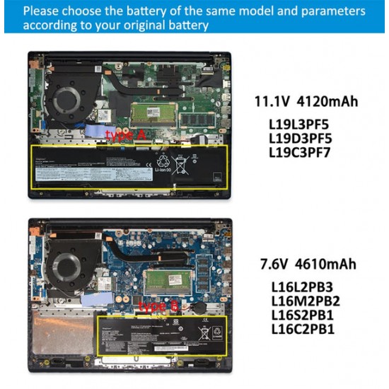 Baterie Laptop, Lenovo, IdeaPad 3-14ARE05, 11.34V, 3900mAh, 43.5Wh