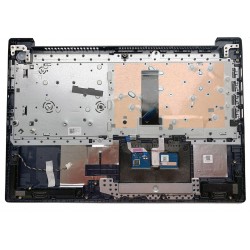 Carcasa superioara cu tastatura palmrest Laptop, Lenovo, IdeaPad 3 15ADA05 Type 81W1, albastra, layout US