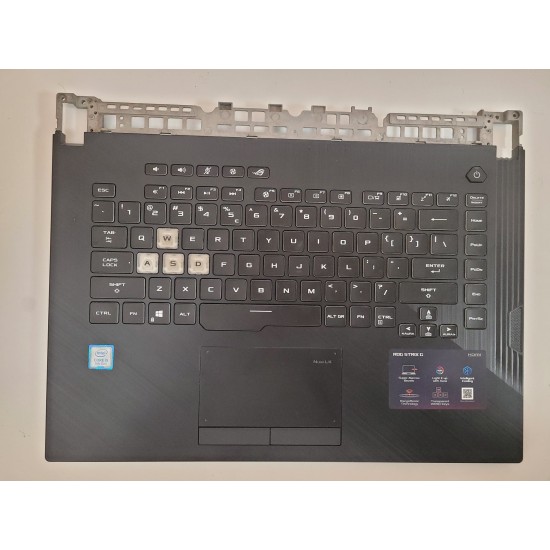 Carcasa superioara cu tastatura palmrest Laptop, Asus, ROG Strix G15 G512, G512LI, G512LV, G512L, G512LU, 90NR0341-R32UIO, conector 8 pini, refurbished Carcasa Laptop