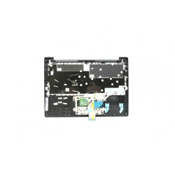 Carcasa superioara cu tastatura palmrest Laptop, Lenovo, IdeaPad S340-14, S340-14IWL, S340-14API, S340-14IIL, ET2GK000300, 5CB0S18619, cu iluminare, albastru inchis, layout US, SH