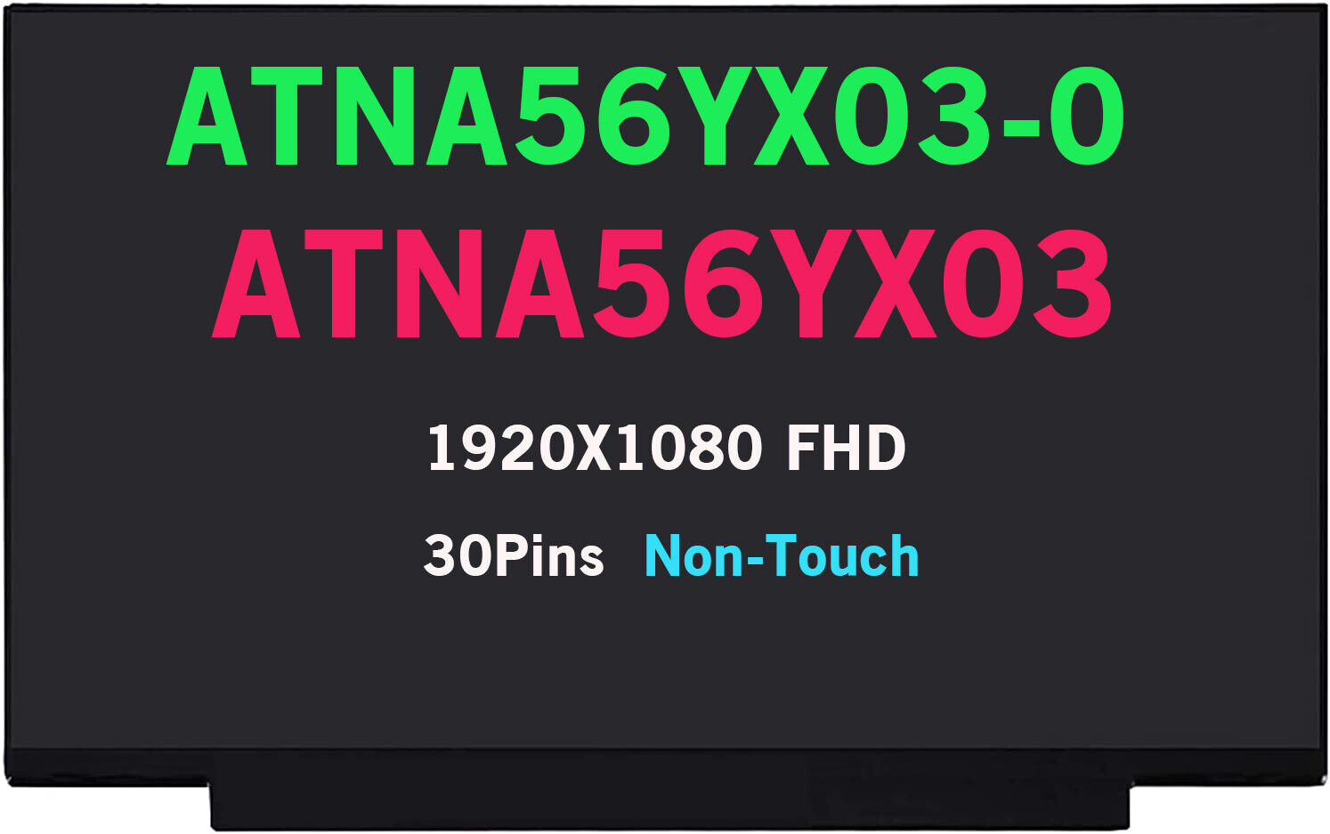 Display OLED Laptop, Asus, VivoBook 15 K513, K513EQ, ATNA56YX03, 18200-15600900, 18200-15601500, 15.6 inch, 30 pini, non touch