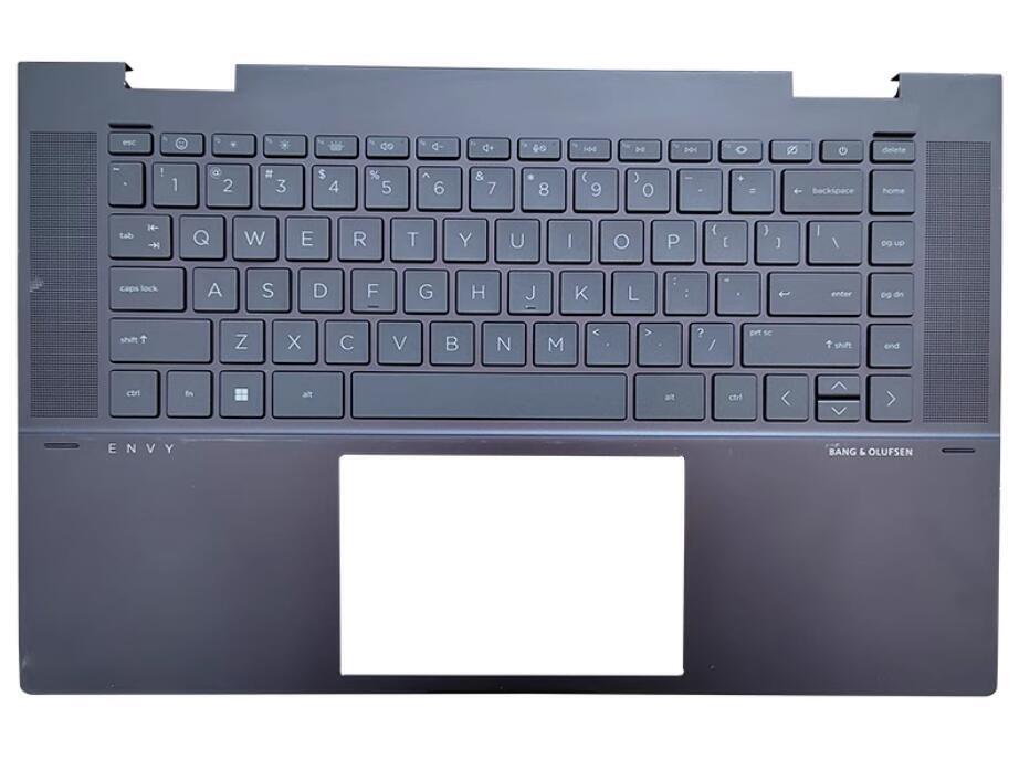 Carcasa cu tastatura palmrest Laptop, HP, Envy 15-EY, 15-EW, TPN-C157, TPN-C158, N12507-B31, N15946-B31, N15946-001, N12507-001, AM3RS000450, iluminata, layout US