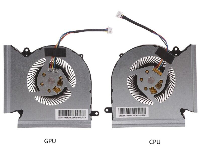 Set coolere compatibile Laptop, MSI, GE66, GP66, GL66, MS-1541, MS-1542, MS-1543, Raider 10SF, 10UE, 10UG, 10UH, 11UE, 11UG, 11UH, PABD08008SH, N440, N441