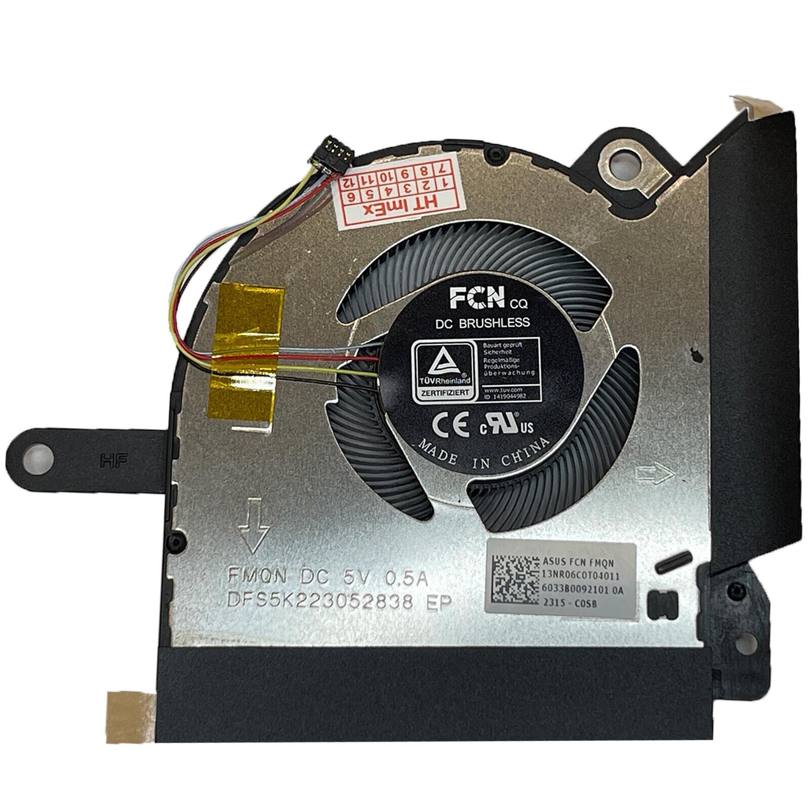 Cooler placa video Laptop Gaming, Asus, ROG Flow X13 6033B0107901, 6033B0122101, 13NR0A20T02011, DFS5K22305283J, DFS5K223052838, FMQN, FPDL, 13NR06C0T04011, 13NR0EN0T05011, DFS5L22H05B858, FQ6U, 5V, 0.5A, GPU