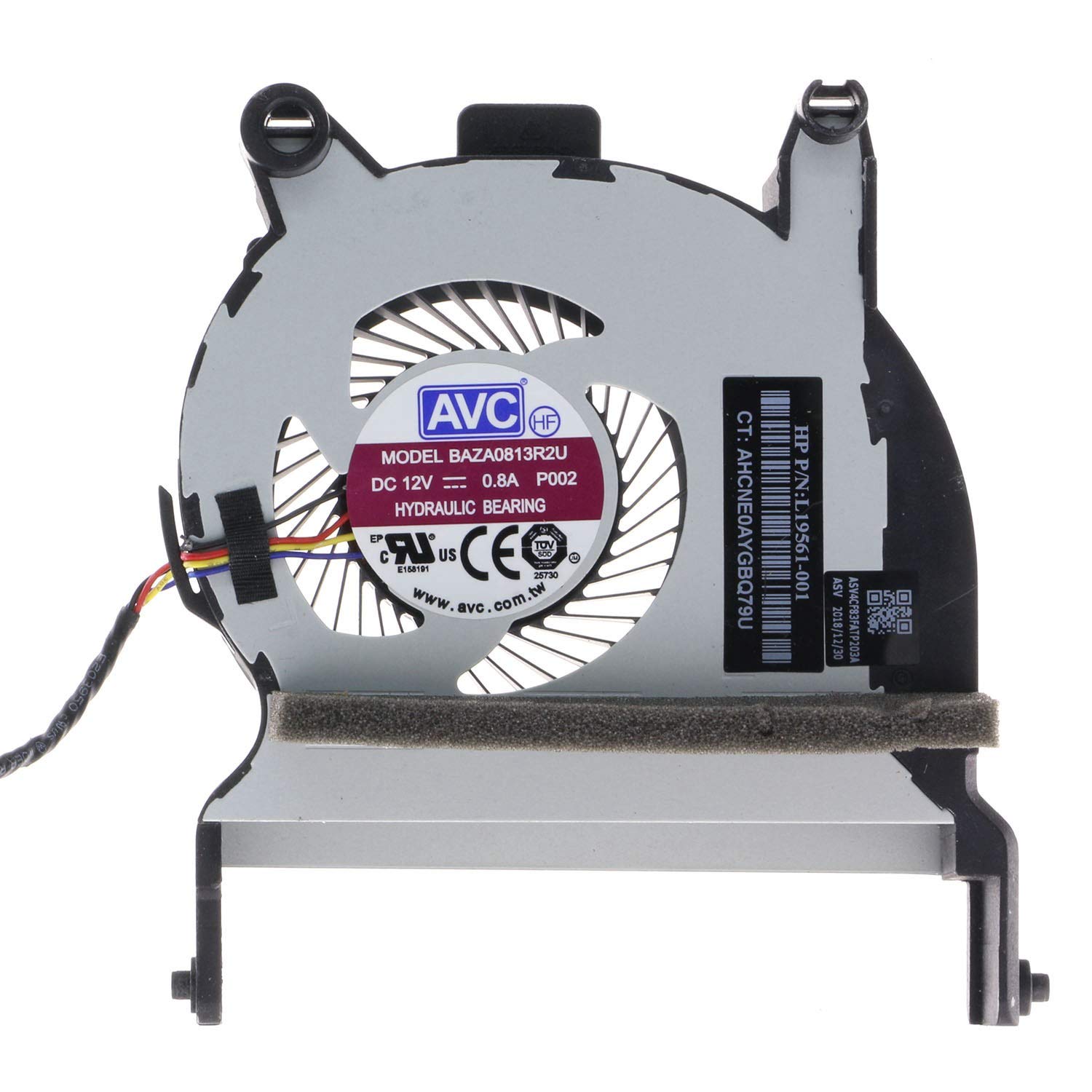 Cooler Desktop, HP, EliteDesk 800 G3, BAZA0813R2UP002, 0FL3B0000H, L19561-001, L19564-001