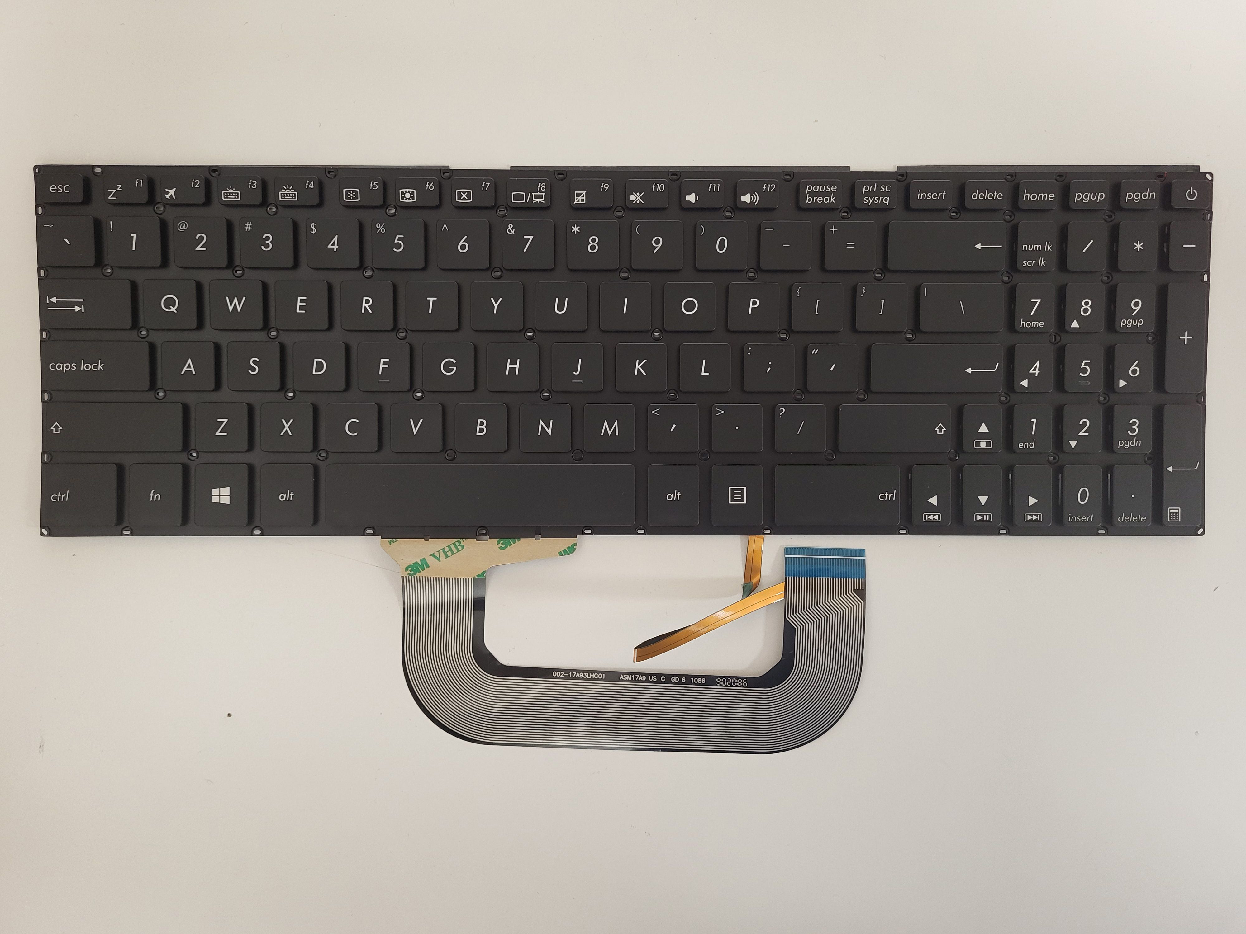 Tastatura Laptop, Asus, D705, D705BA, iluminata, layout US