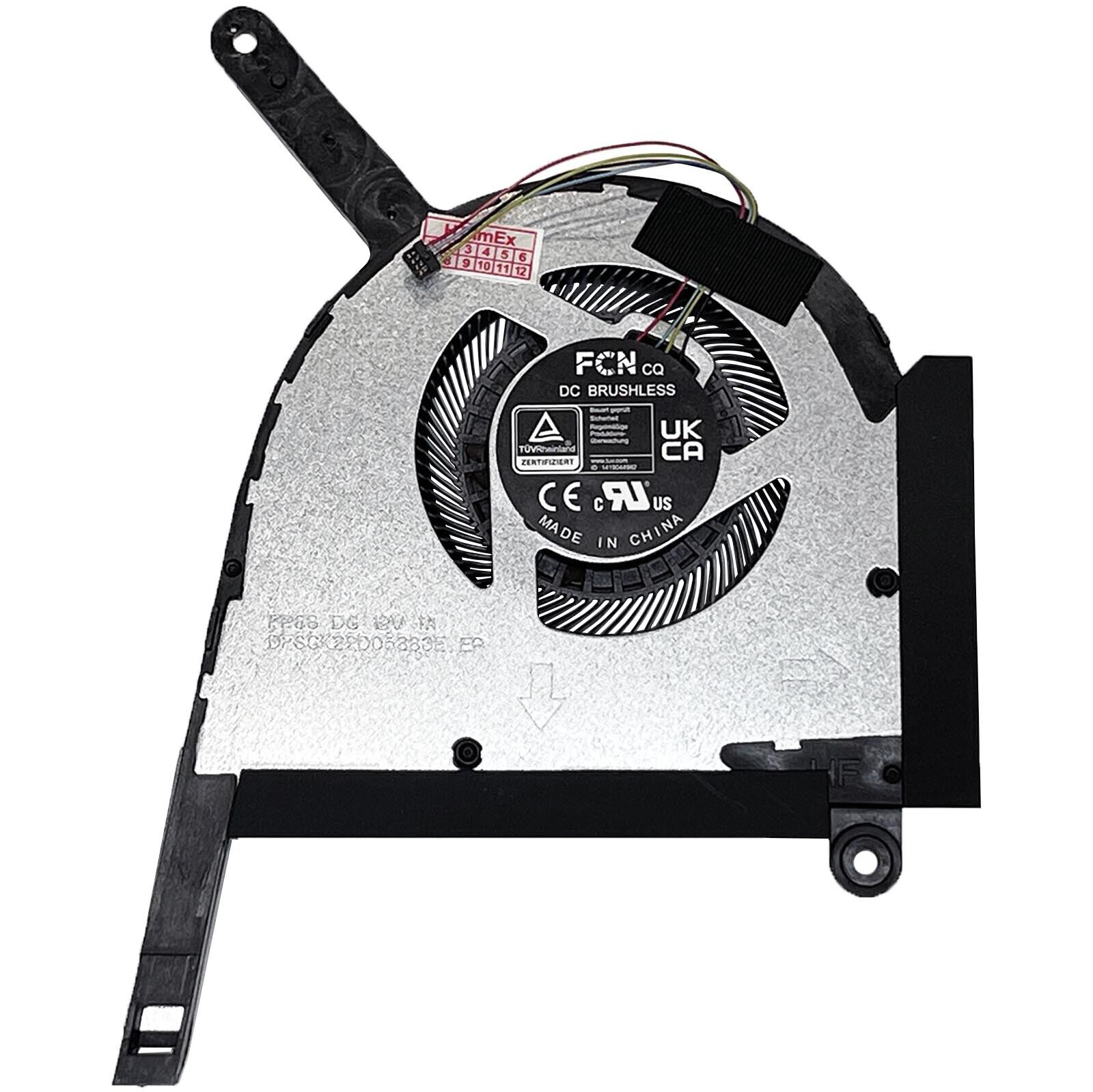 Cooler procesor Laptop Gaming, Asus, Tuf F15 FX507ZC4, DFSCK22D05883E FP88, 13NR09F0T01011, 12V, 1A, CPU