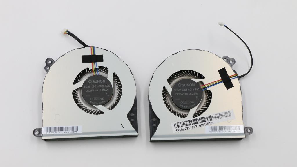 Set coolere Laptop, Lenovo, IdeaPad Y910-17ISK Type 80V1, 5F10L22118, DC28000CWS0, DC28000CYS0, EG85100S1-C010-S9C, EG85100S1-C020-S9C, EG85100S1-C050-S9A