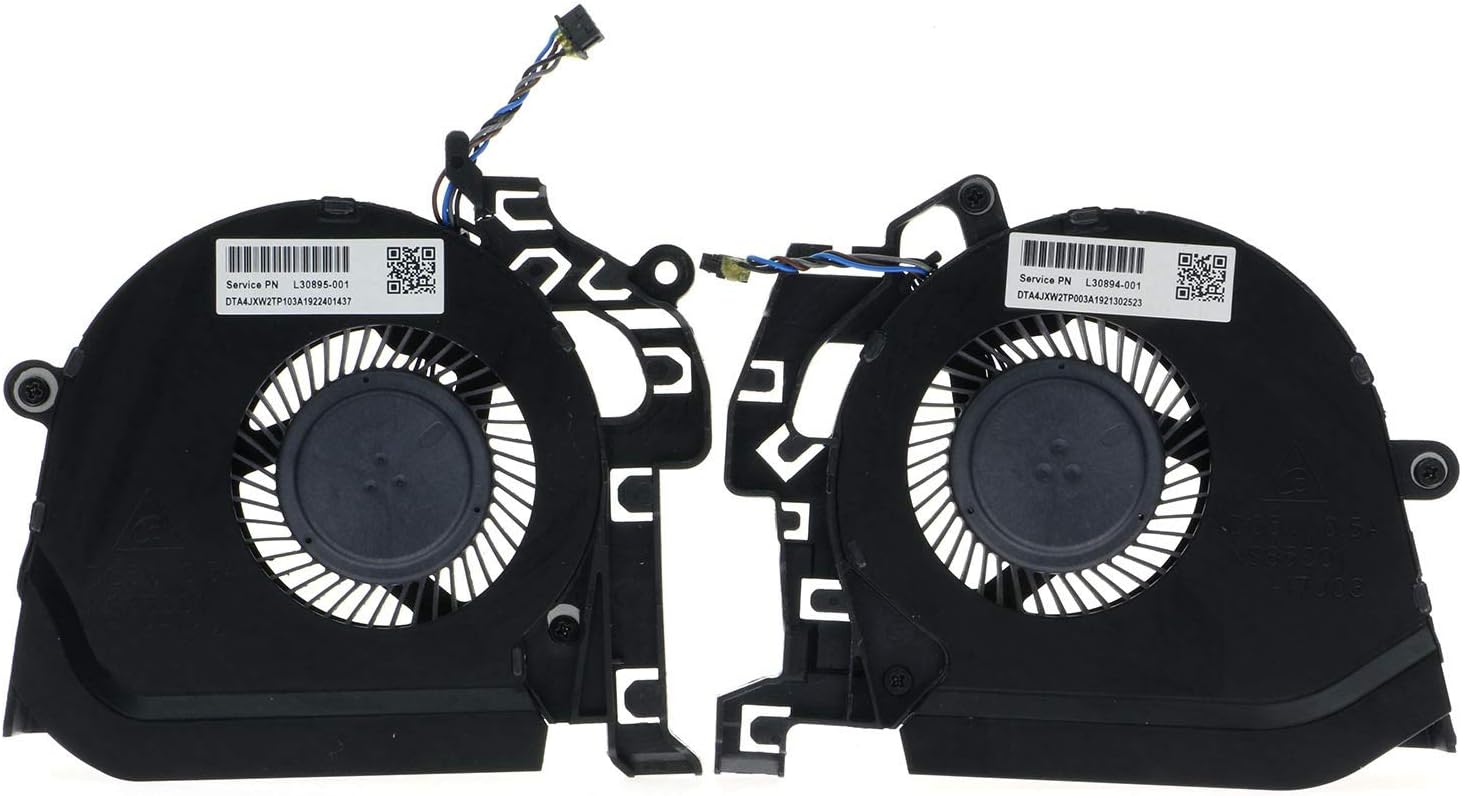 Set coolere Laptop, HP, Zbook 15 G6, L30894-001, L30895-001, L28713-001, BAPA0810R5H-Y003, BAPA0810R5H-Y004, 5V, 0.5A