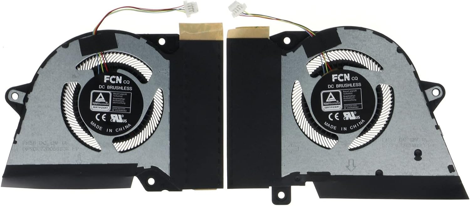Set coolere Laptop, Asus, ROG Zephyrus G14 GA401IHR, GA401QC, GA401QE, GA401QEC, GA401QH, GA401QM, PX401QM, DFSCK22D05883K, FNNW, DFSCK221151818, FNNX, 13NR05S0AP0201, 13NR05S0AP0101 12V, 1A