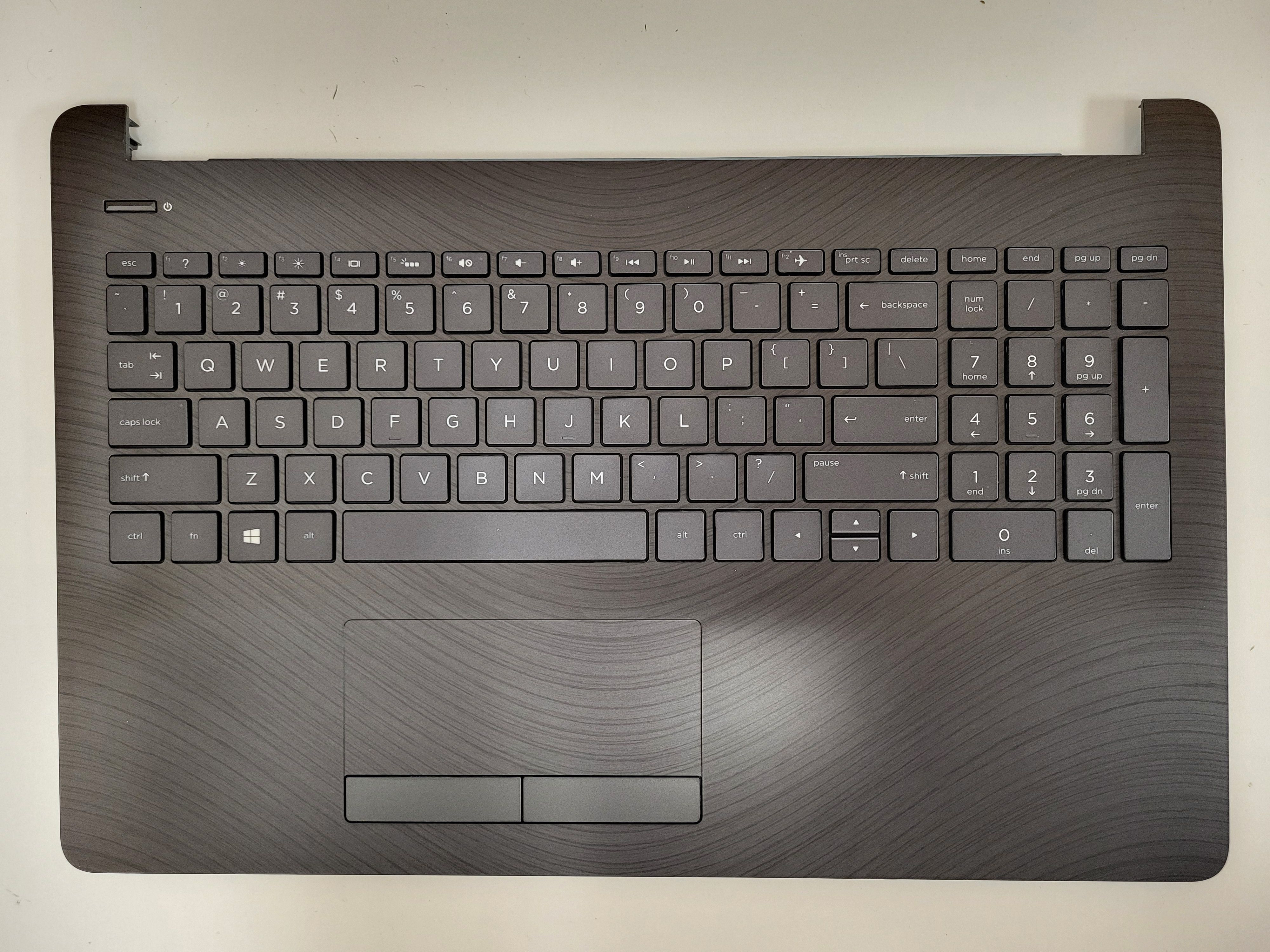 Carcasa superioara cu tastatura palmrest Laptop, HP, Pavilion 250 G6, 255 G6, 256 G6, 258 G6, 15-BS, 15-BW, 15-BP, 15T-BR, 15G-BR, 15T-BS, 15-BR, TPN-C129, TPN-C130, AM204000100, 925011-001, neagra, iluminata, layout US
