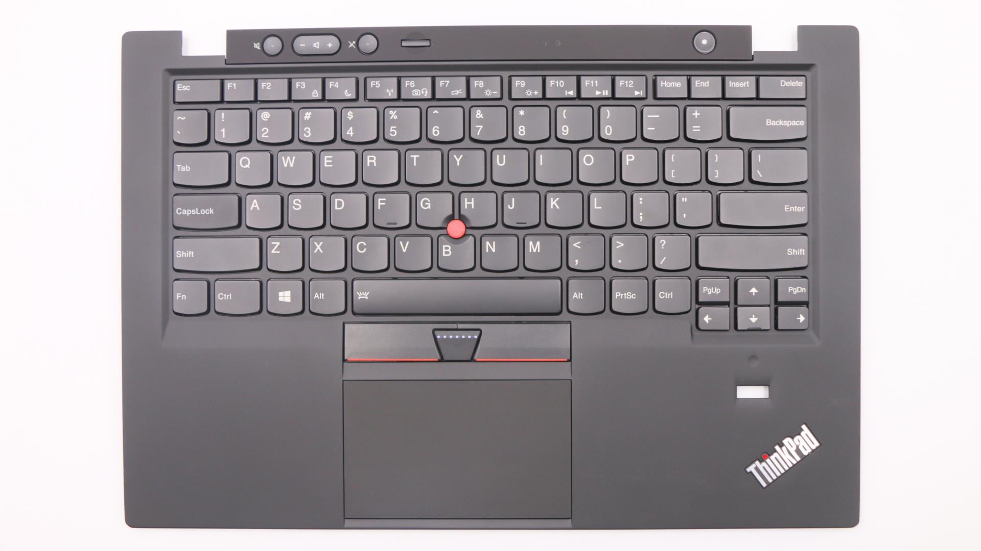 Carcasa superioara cu tastatura palmrest Laptop, Lenovo, ThinkPad X1 Carbon 1st Gen Type 34XX, 3433, 3444, 3446, 3448, 3460, 00HT000, 00HT038, 04W2794, 04X0446, 04X3601, 04Y0786, 04Y2953, iluminata, layout US