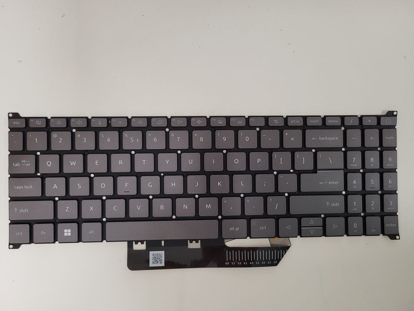 Tastatura Laptop, Acer, Aspire 5 A517-58M, iluminata, gri, layout us