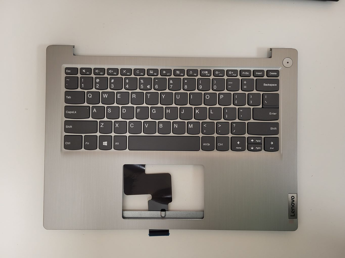 Carcasa superioara cu tastatura palmrest Laptop, Lenovo, IdeaPad 3-14IML05 Type 81WA, 5CB0X56584, AM1JU000300