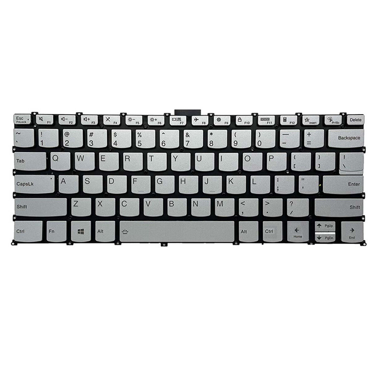 Tastatura Laptop, Lenovo, Yoga Slim 6 14IAP8 Type 82WU, 83C7, iluminata, Mineral Grey, layout us