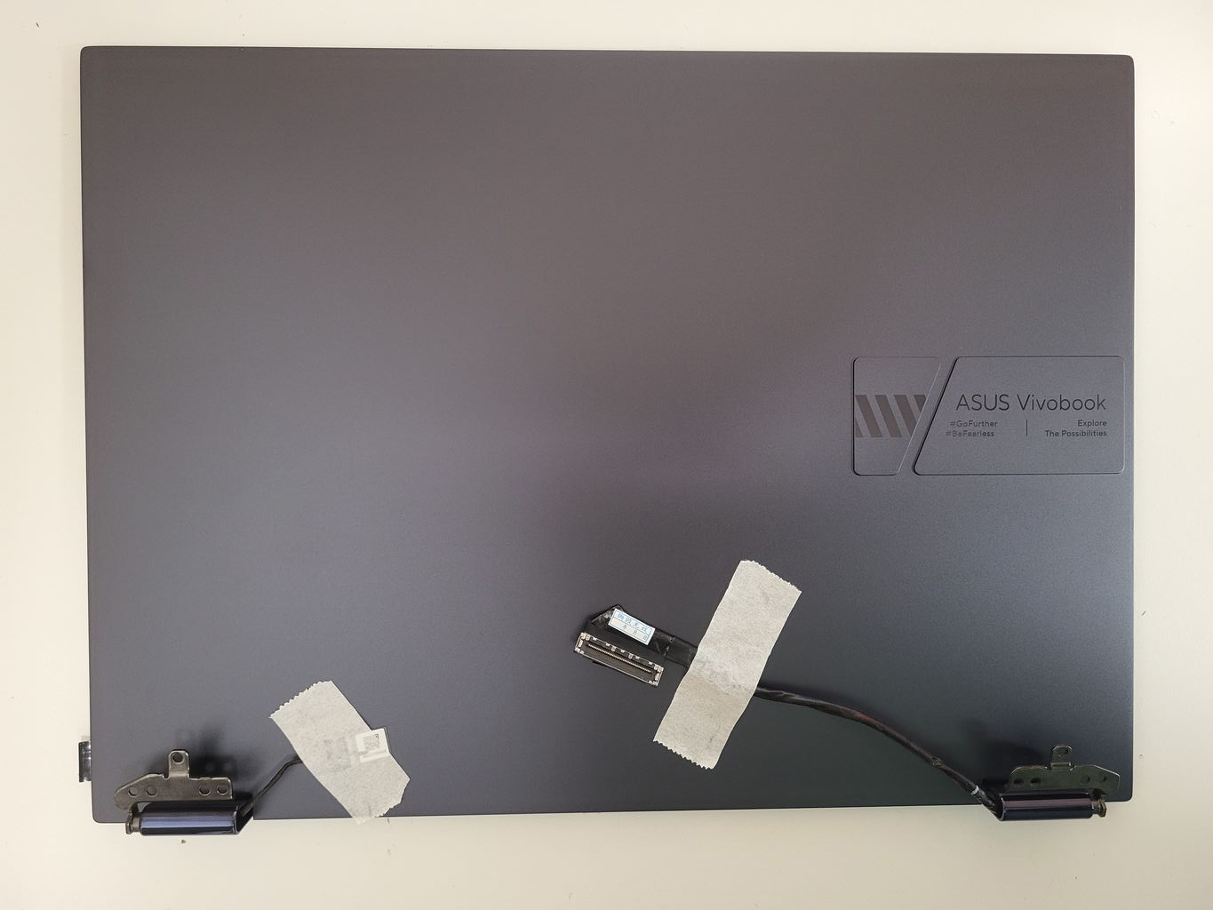 Ansamblu Display complet Laptop, Asus, VivoBook S14 TP3402, TP3402Z, TP3402ZA, TP3402VA, 90NB0WR1-RA0100, TP3402ZA-2B, WQXGA /G/T/VWV, 14 inch, OLED, rezolutie WQXGA , 2880x1800, 90Hz, gri