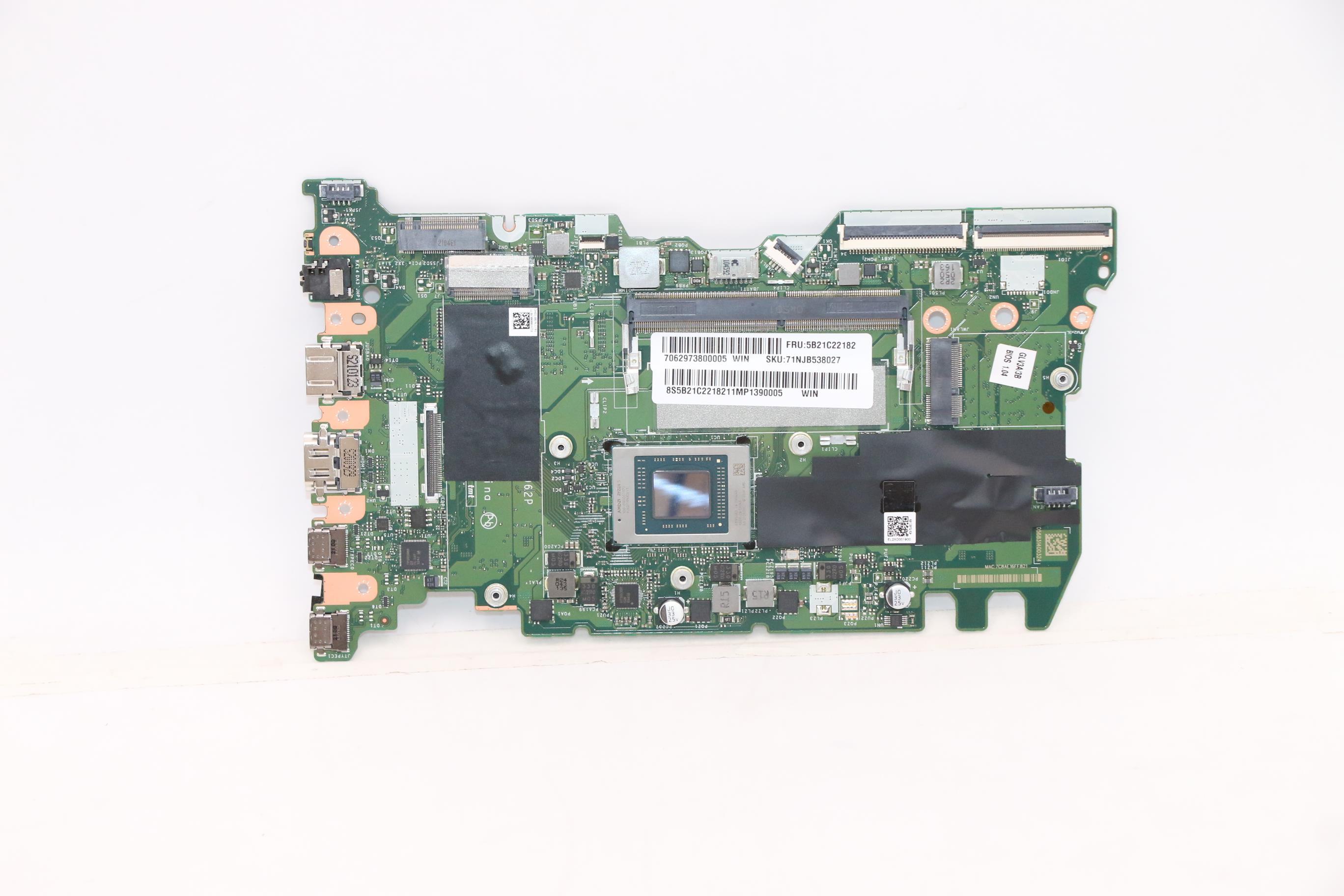 Placa de baza Laptop, Lenovo, ThinkBook 15 G3 ITL Type 21A5, 5B21C22182, 100-000000375, AMD Ryzen 5 5500U, GLV3B LA-K062P