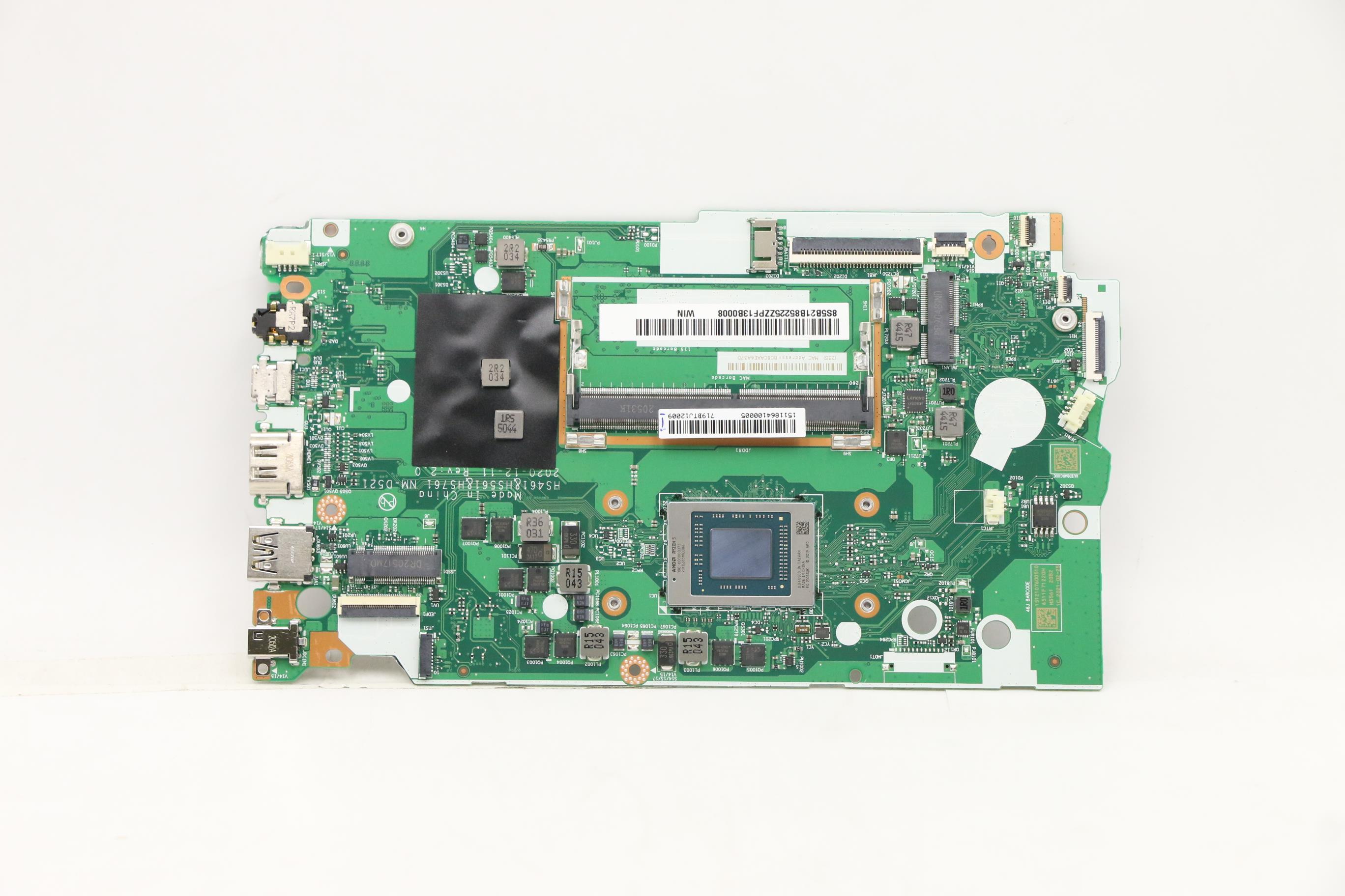 Placa de baza Laptop, Lenovo, IdeaPad 3-15ALC6 Type 82KU, 82MF, 5B21B85225, AMD Ryzen 5 5500U, 100-000000375, 4GB, HS461,HS561, HS761, NM-D521