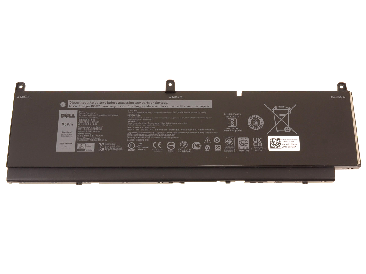 Baterie Laptop, Dell, Precision 7550, 7560, 7750, 7760, PKWVM, 11.4V, 7922mAh, 95Wh