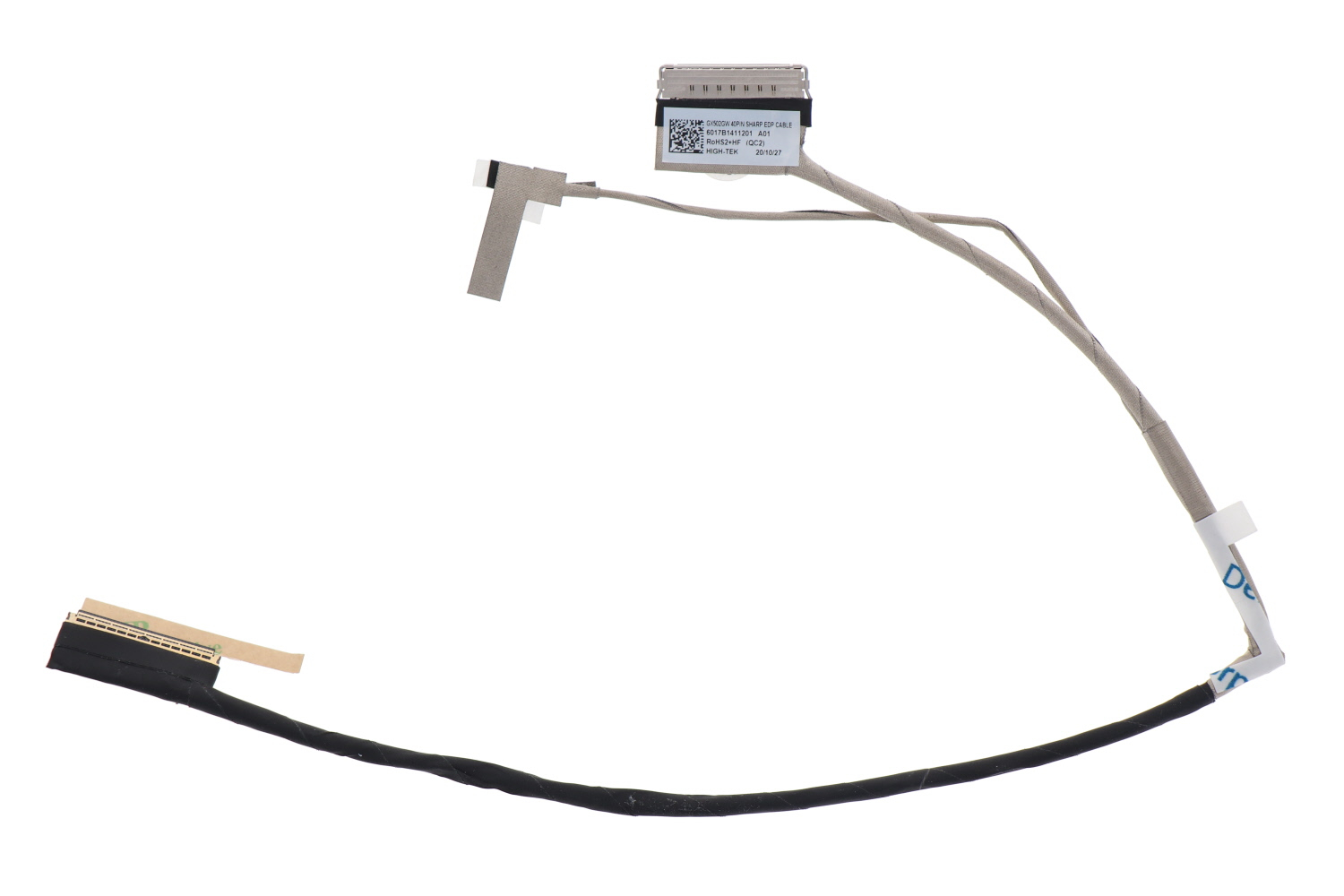 Cablu video LVDS Laptop Gaming, Asus, ROG Zephyrus S GX502GV, GX502GW, GX502LWS, GX502LXS, 14005-03020300, 6017B1411201, GX502GW 40 pini Sharp Edp Cable