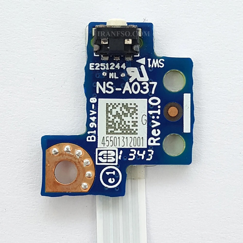 Modul buton reset pornire Laptop, Lenovo, Y500, NS-A037, NBX0001740J, QQY6