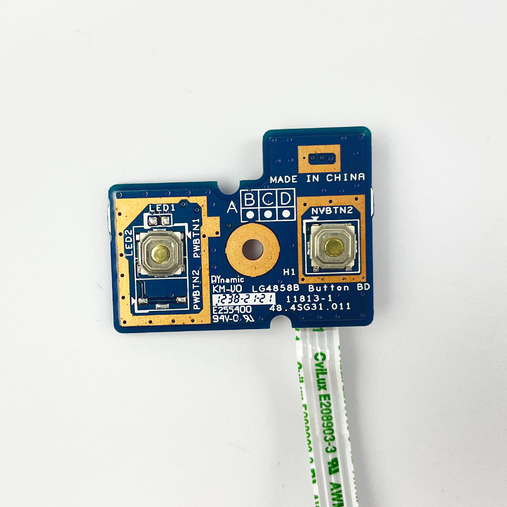 Modul buton pornire Laptop, Lenovo, G580, G585, LG4858B, 48.4SG03.011, 55.4SH02.001G